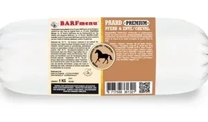 Barfmenu Paard Premium Hondenvoer - 1000 gram