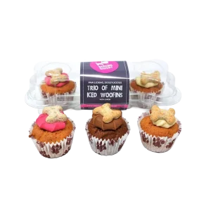 Barking Bakery Honden Cupcakes Iced Trio
