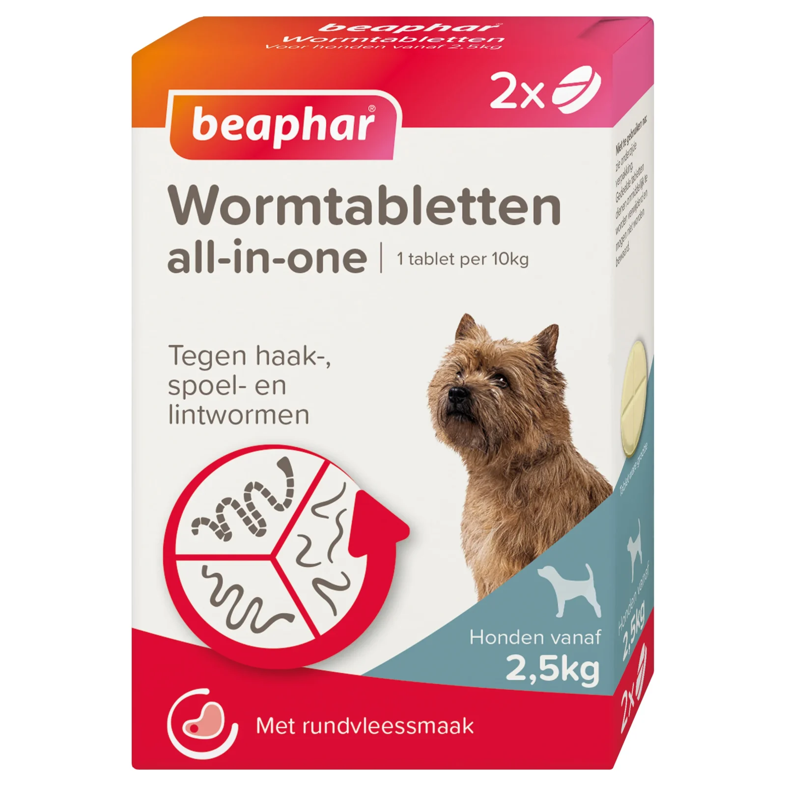 Beaphar All-in-one Tabletten - Ontwormen Hond - 2 Stuks - L