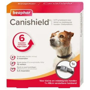 Beaphar Canishield - Anti Vlooien en Tekenband Hond - klein/middel - S/M