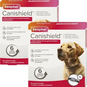 Beaphar Canishield Hond Halsband tegen teken & vlooien