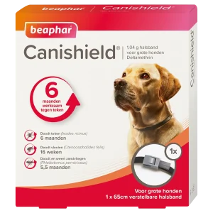 Beaphar Canishield Vlooien- en Tekenband 65 cm