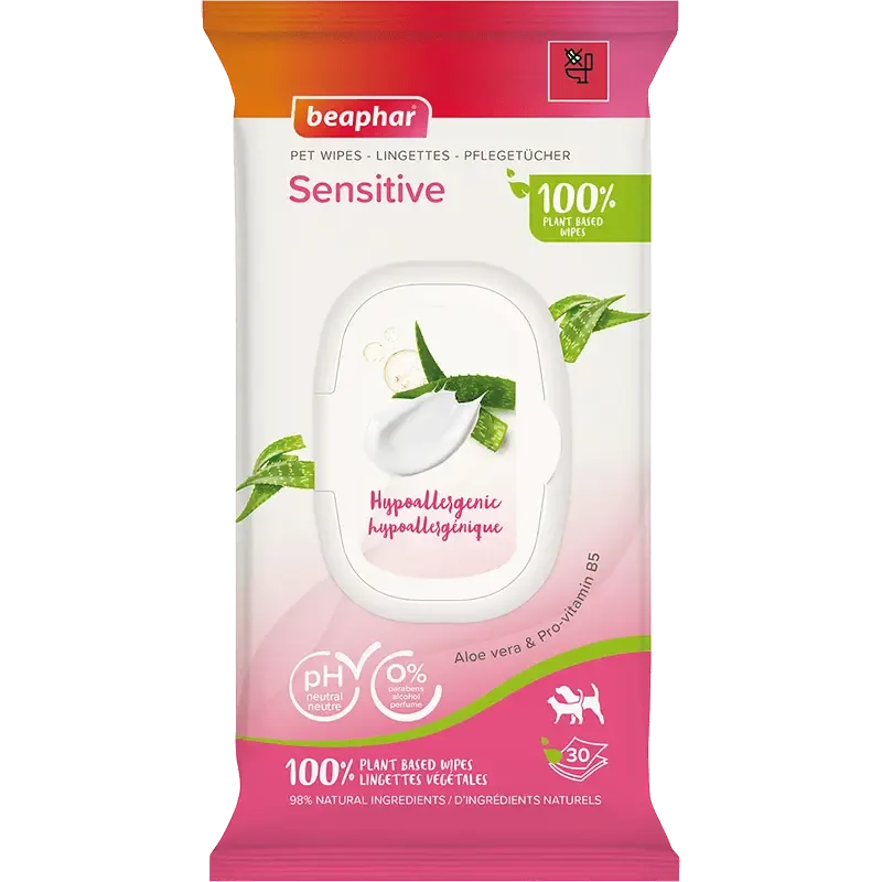 Beaphar Dierendoekjes Sensitive 30 Stuks