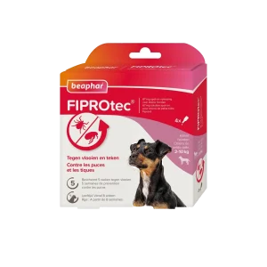 Beaphar FiproTec Spot-On Hond 2-10 kg 4 pipetten