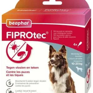 Beaphar FiproTec SpotOn 4 pip (10-20 kg)