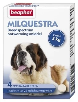 Beaphar Milquestra hond 4 tabletten