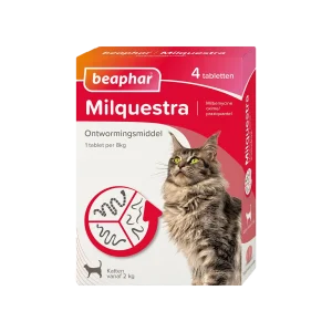 Beaphar Milquestra Wormtabletten Kat 2-12 kg