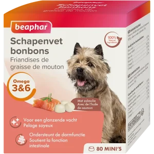 Beaphar Mini Schapenvet Bonbons Zalm 245 g