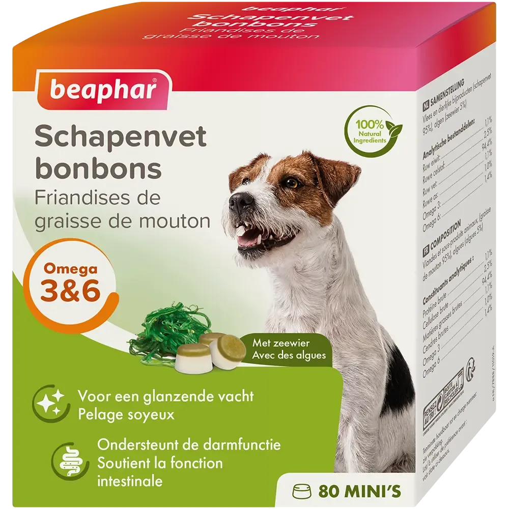 Beaphar Mini Schapenvet Bonbons Zeewier 245 g