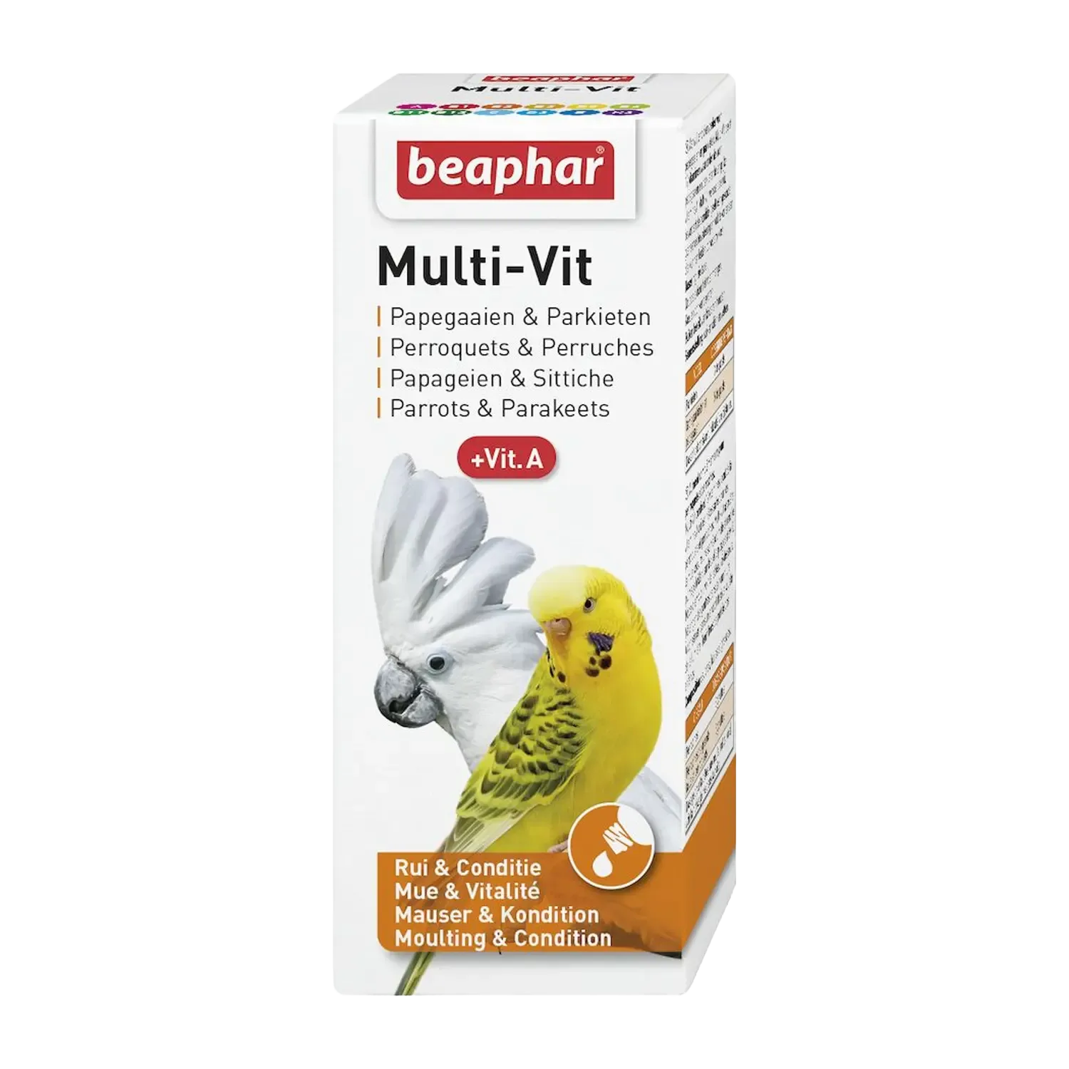 Beaphar Multi Vit Papegaai/Parkieten 50 ml