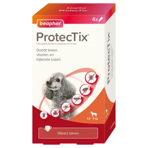 Beaphar ProtecTix Hond 4-10 kg 4 pipetten