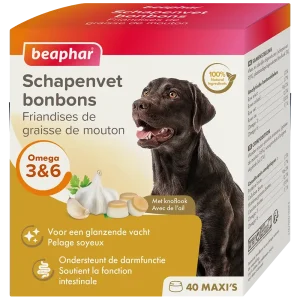 Beaphar Schapenvet Bonbons Knoflook 245 g