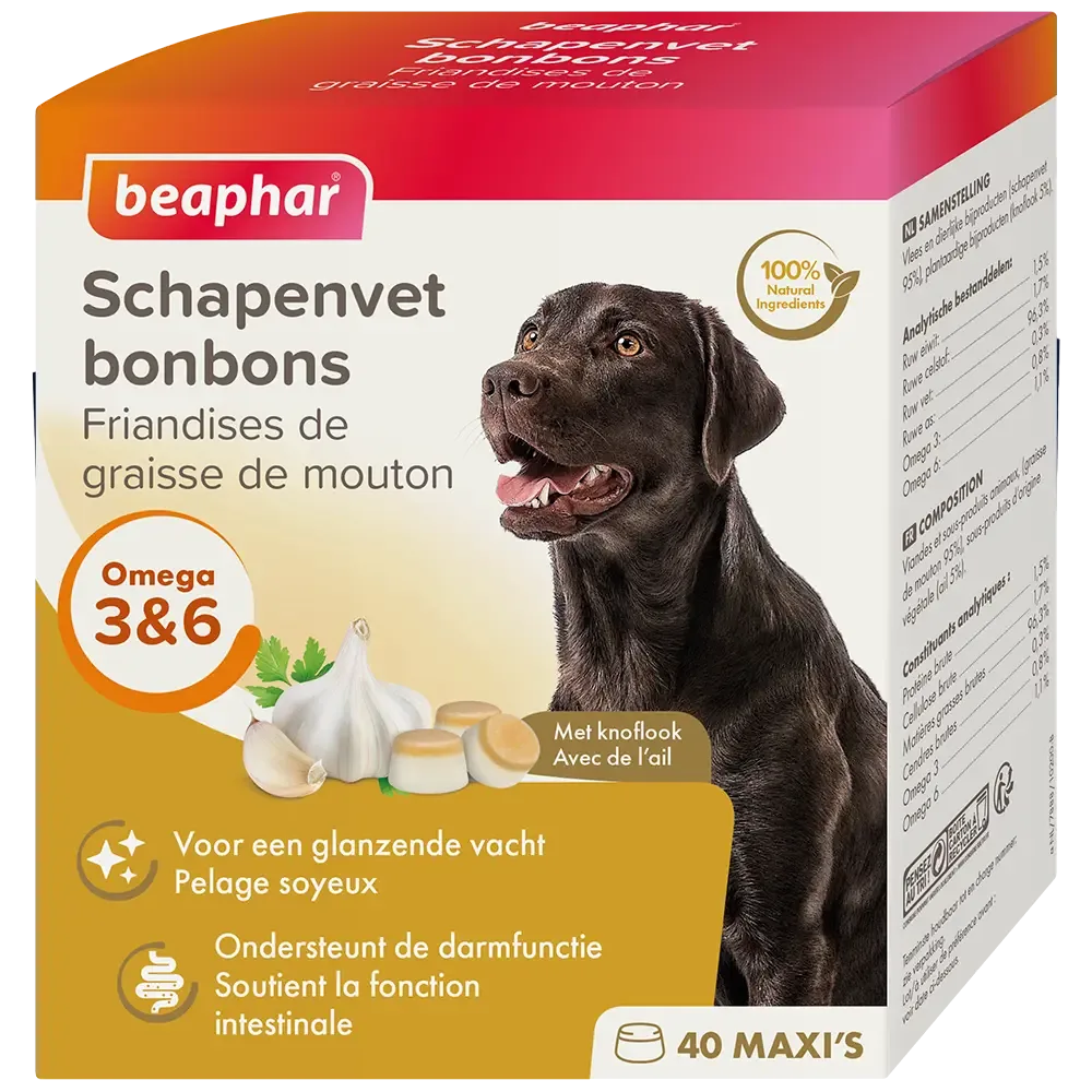 Beaphar Schapenvet Bonbons Knoflook 245 g