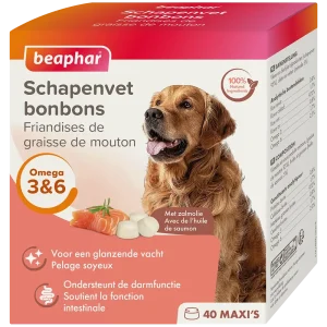 Beaphar Schapenvet Bonbons Zalm 245 g