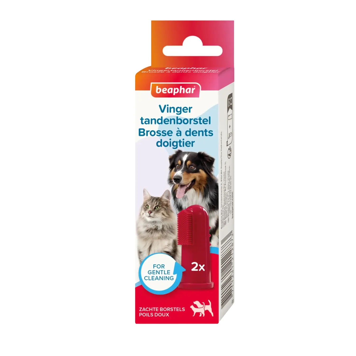 Beaphar Vingertandenborstel 2 stuks