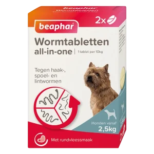Beaphar Wormtabletten All-in-One Hond 2 tabletten