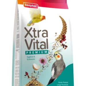 Beaphar Xtra Vital Grote Parkiet - Vogelvoer - 1 Kilogram - Volledig voer