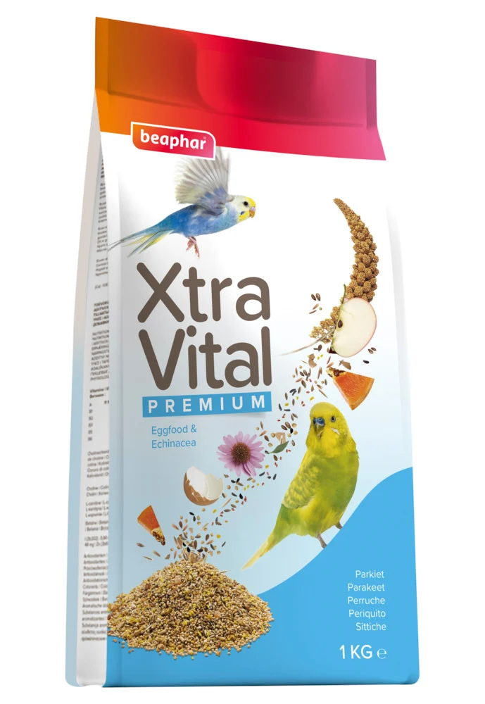 Beaphar Xtra Vital Parkiet - Vogelvoer - 1 Kilogram - Volledig voer