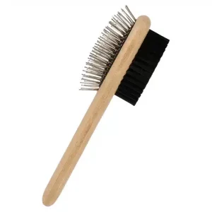 BeauBeau Dubbelzijdige borstel bamboo Small 19×5.2x3cm
