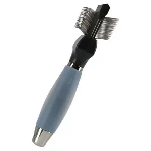 BeauBeau Slickerborstel dubbelzijdig softgrip Small 19.5×4.7 cm