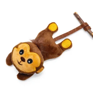 Beeztees Aap Jungle - Kattenspeeltje - Bruin