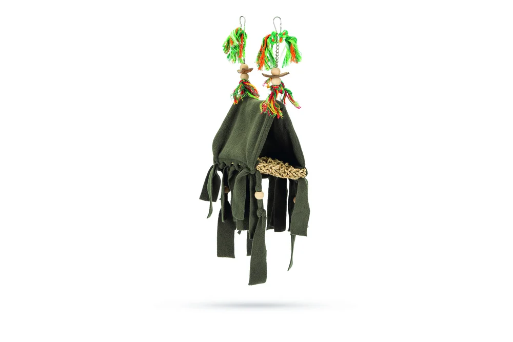 Beeztees Ami Vogelhuis - Vogelspeeltje - Groen