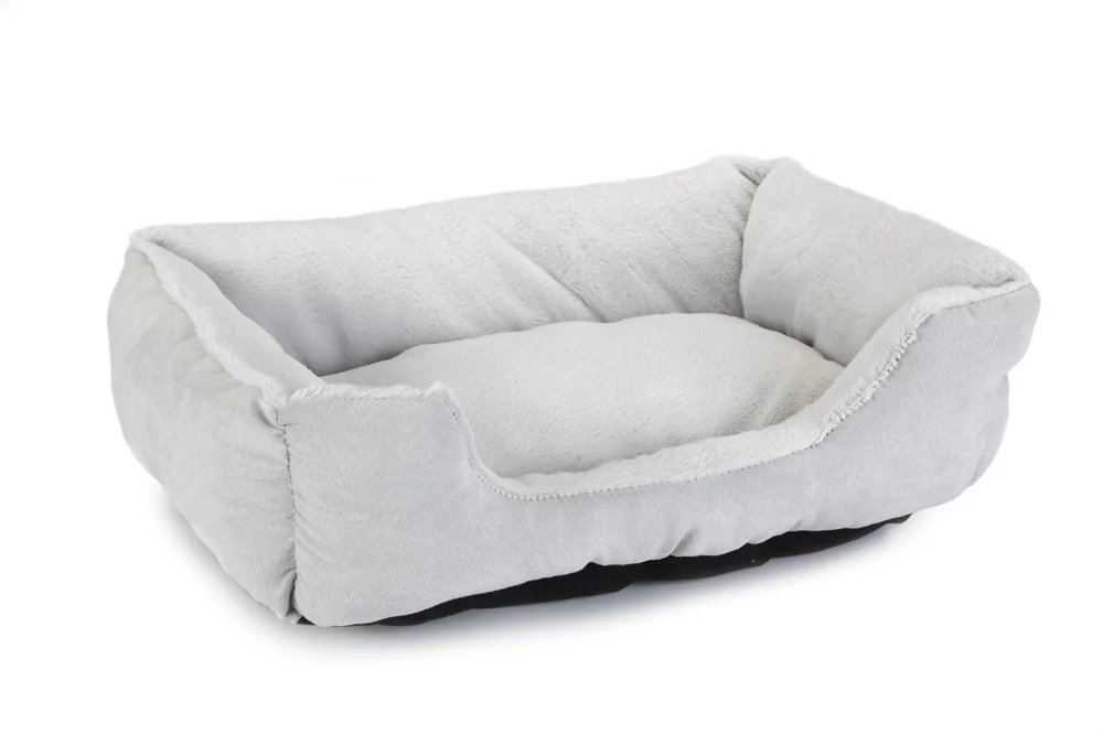 BEEZTEES Baboo - Ligkussens & bedden - Lichtgrijs - 18x48x37 cm