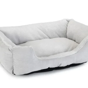 BEEZTEES Baboo - Ligkussens & bedden - Taupe zwart - 18x48x37 cm