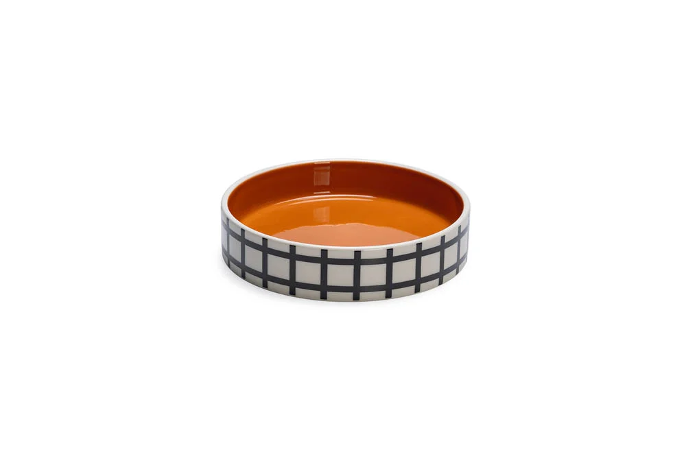 Beeztees Babs - Voerbak - 350 l - Zwart, Oranje - 4x16.5x16.5 cm - 16.5 cm