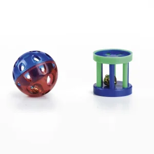 Beeztees Bal en Roller met Bel - Kattenspeeltje