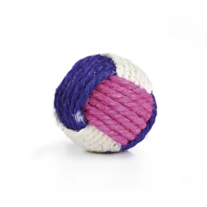 Beeztees Bal Sisal Geknoopt - Kattenspeeltje - 7 cm