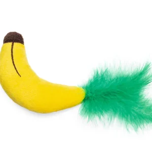 Beeztees Banaan Jungle - Kattenspeeltje - Geel