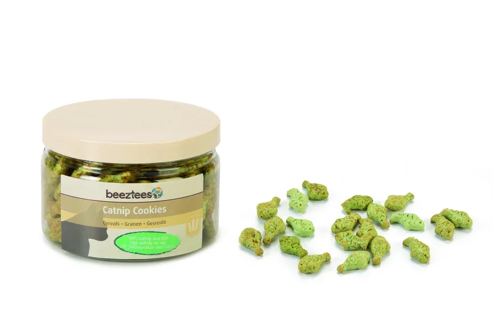 Beeztees Catnip Cookies Granen - Kattensnack - 55 Gram - tonijn