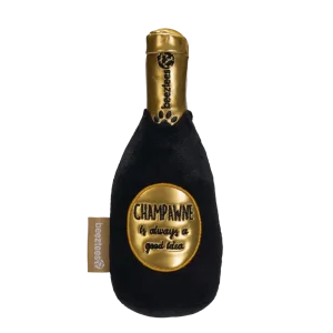 Beeztees Champagnefles Pluche 19 cm