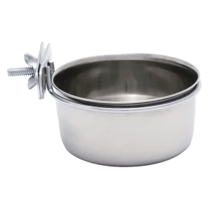 Beeztees Coopcup Inox+Schroef Hondenvoerbak 0.3 L