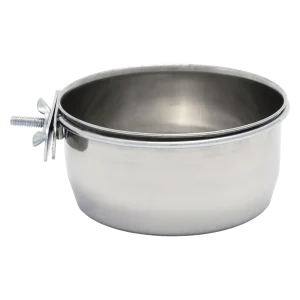 Beeztees Coopcup Inox+Schroef Hondenvoerbak 0.6 L