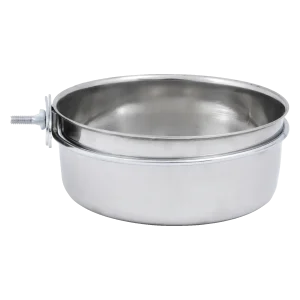 Beeztees CoopCup Inox+Schroef Hondenvoerbak 0.9 L