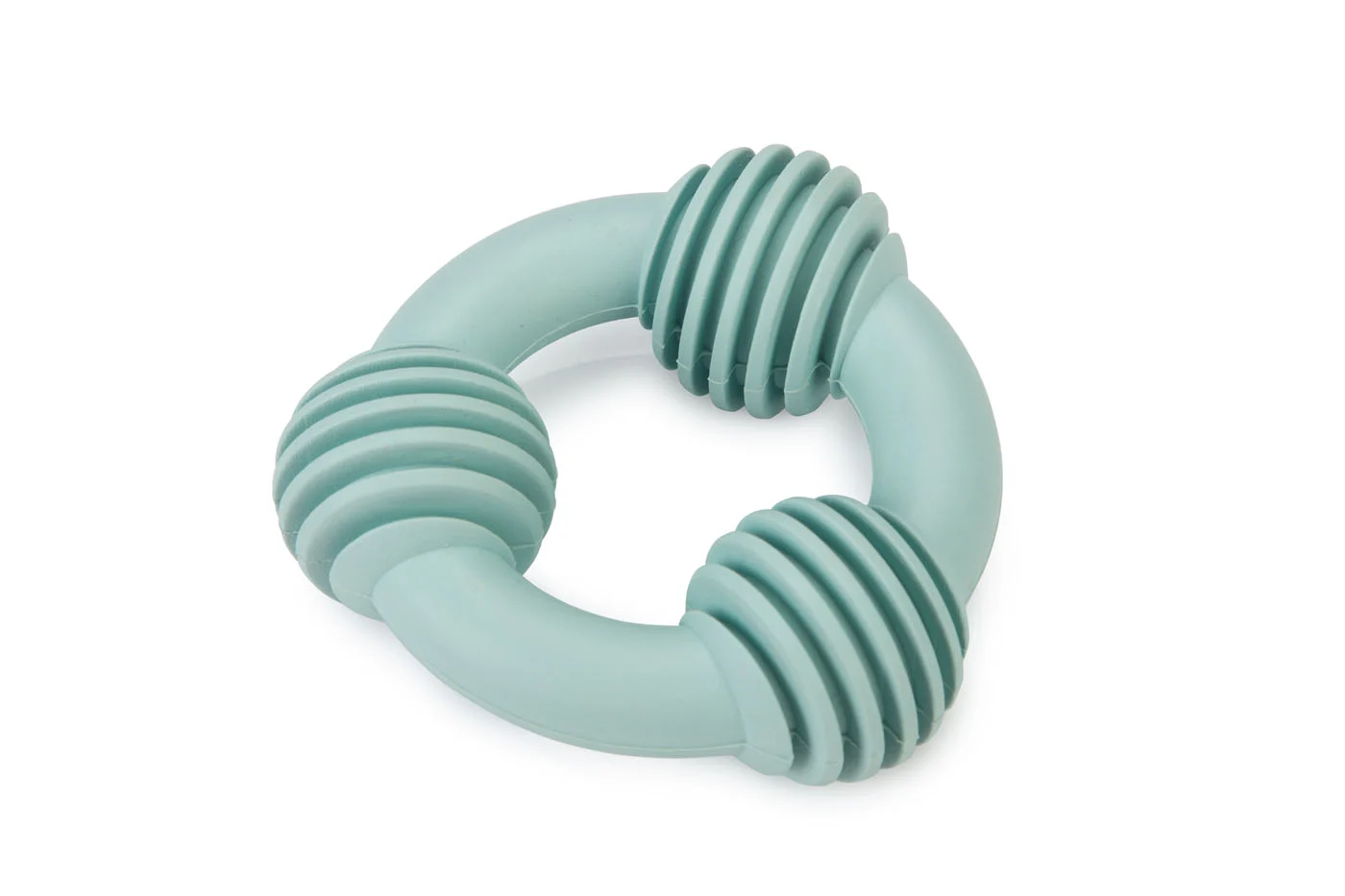 Beeztees Dental ring - Kauwspeelgoed puppy - groen - 14x9.3x2 cm