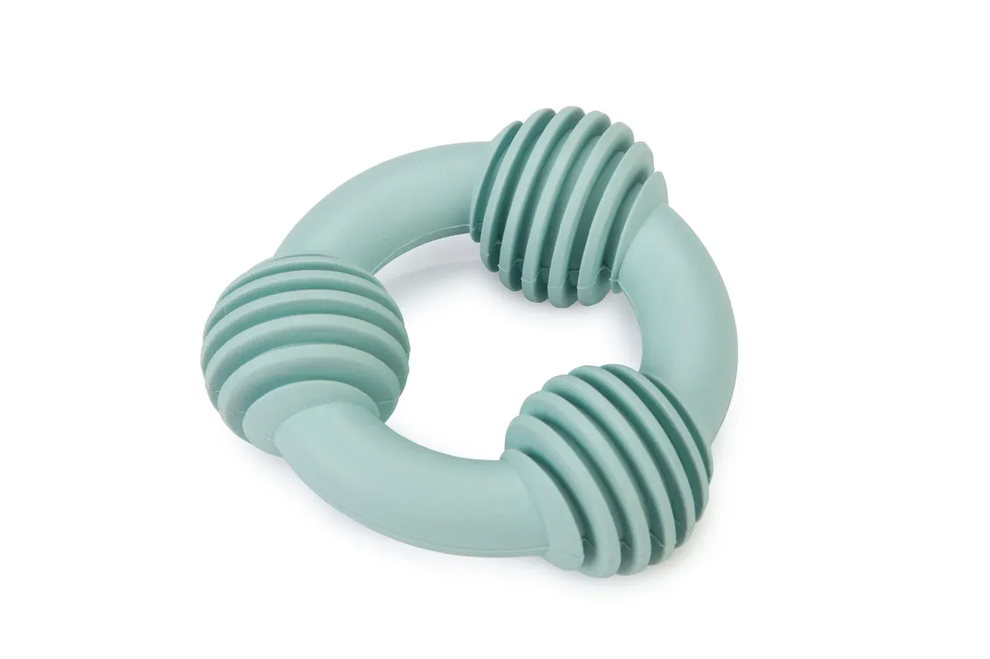 Beeztees Dental ring - Kauwspeelgoed puppy - roze - 14x9.3x2 cm