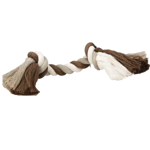 Beeztees Flostouw Bruin/ Wit 300 g