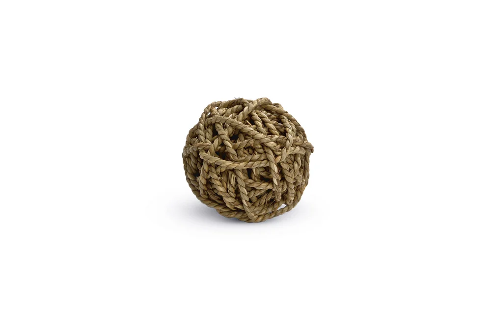Beeztees Gevlochten Speelbal - Knaagdierspeelgoed - 18x8x8 cm