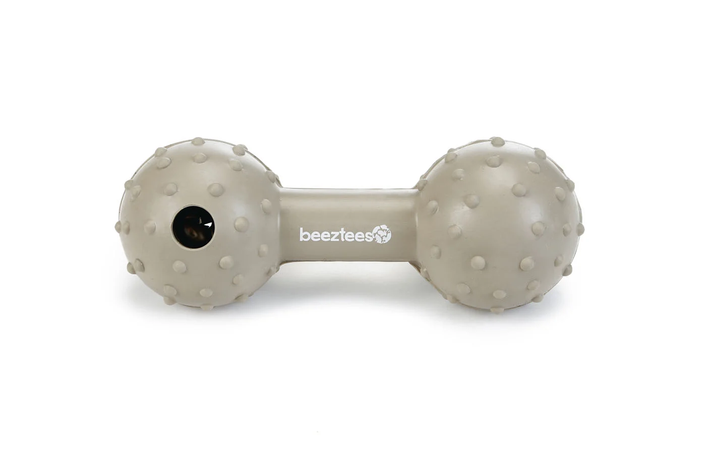 Beeztees Halter en Bel - Kauwspeelgoed - Hond - beige - 20.5x6x20 cm