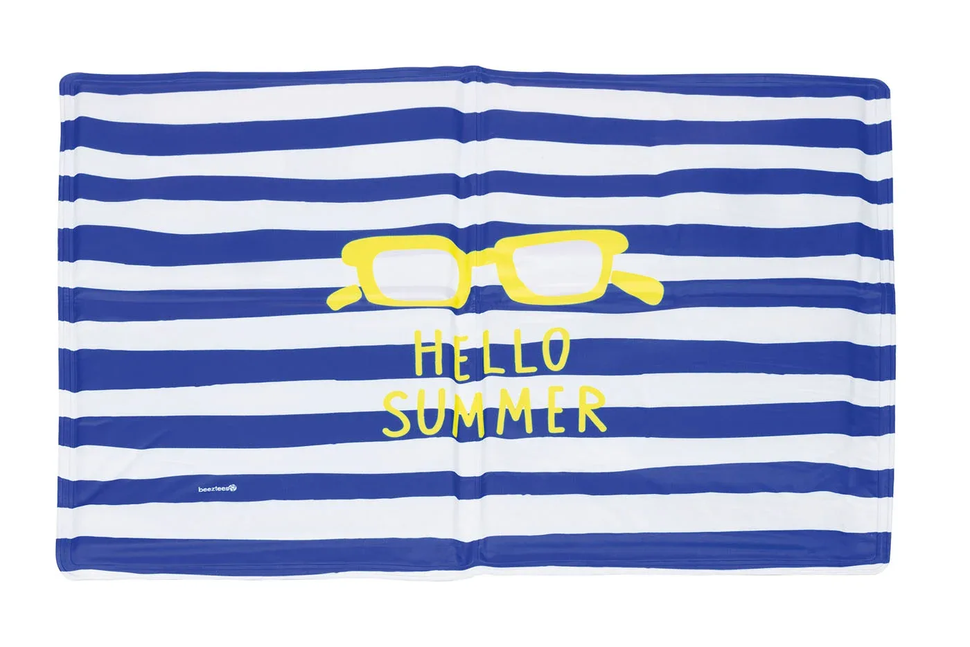 Beeztees Hello - Koelmat hond - Blauw, Wit - L