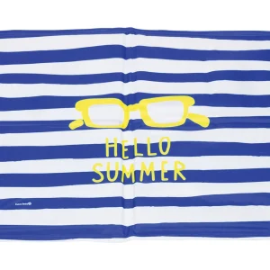 Beeztees Hello - Koelmat hond - Blauw, Wit - S