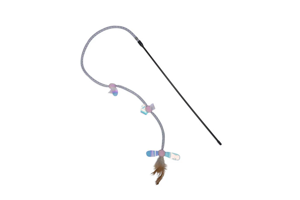 Beeztees Hengel Libelle - Kattenspeeltje - Multi