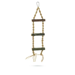 Beeztees Hinto Schommel Ladder - Vogelspeeltje - Bruin - 3x7x36 cm