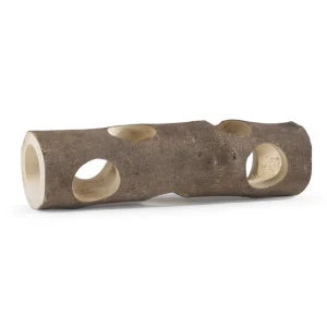 Beeztees Forest Holle Boomstam - Hamsterspeelgoed - Hout - 5.5x3.2x15 cm