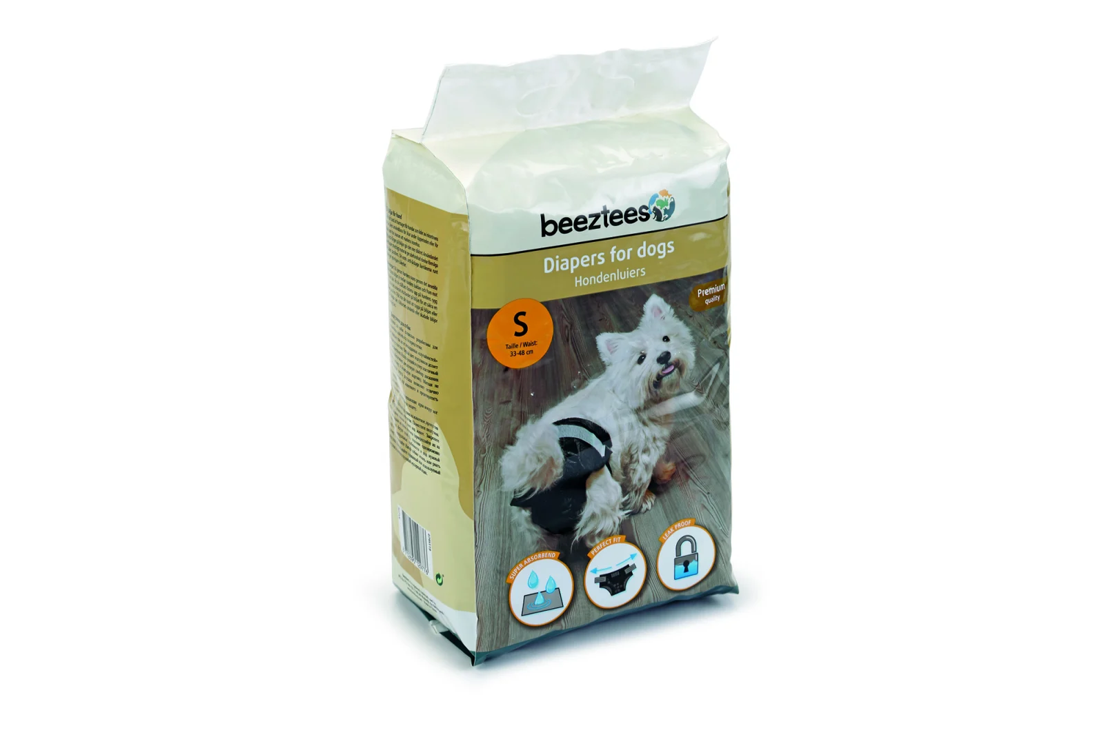 Beeztees Hondenluier - 10 Stuks - Zwart - L