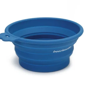 Beeztees Inklapbaar - Eetbak - Blauw - 17 cm