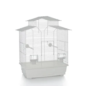 Beeztees Iza 2 Pagode - Vogelkooi - Wit